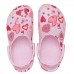 Crocs Classic VDay Clog παιδικό σαμπό Κ 209754-7CI  ροζ